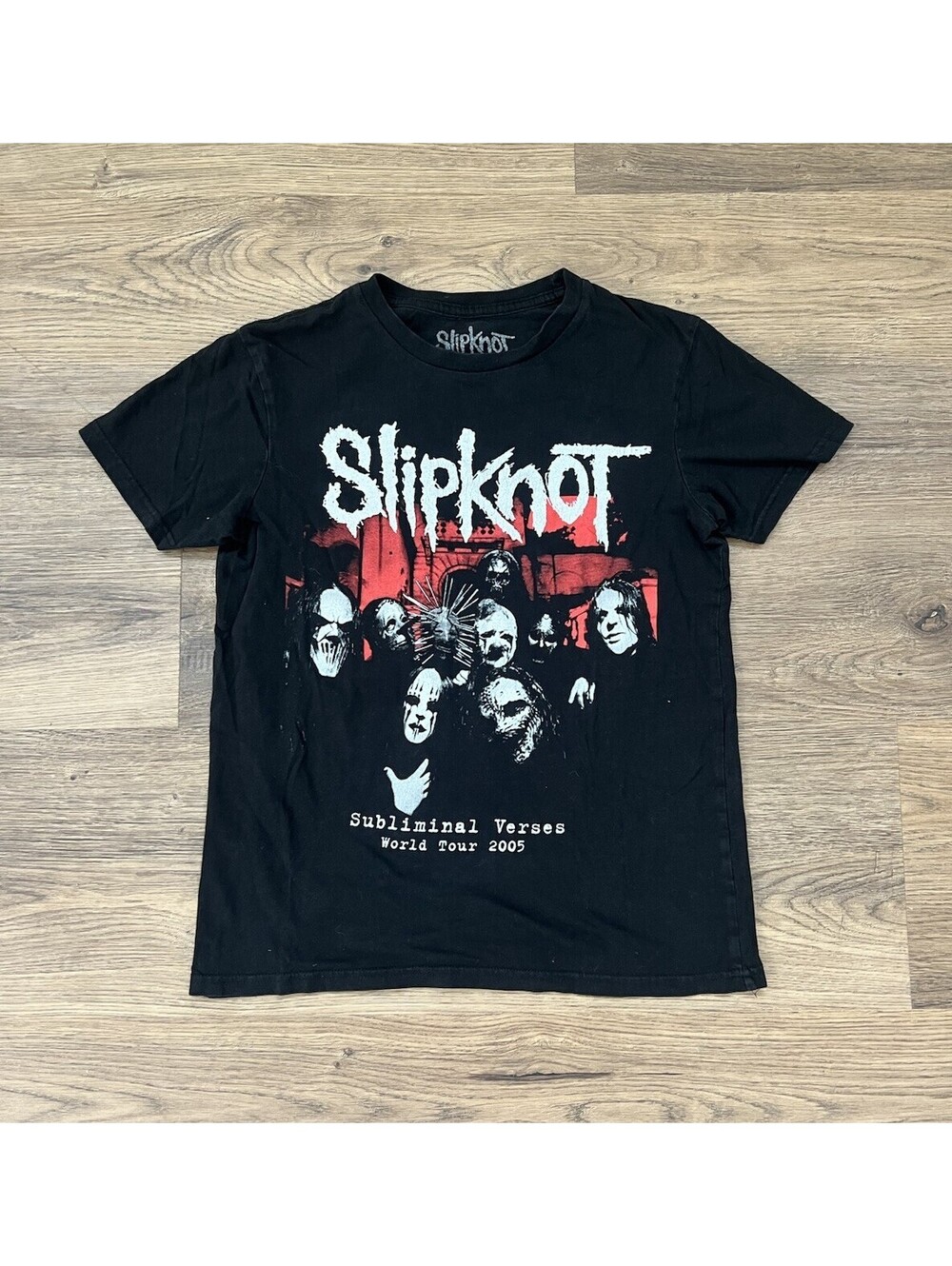 Slipknot Subliminal Verses World Tour 2005 Graphic T-Shirt Reprint (S)